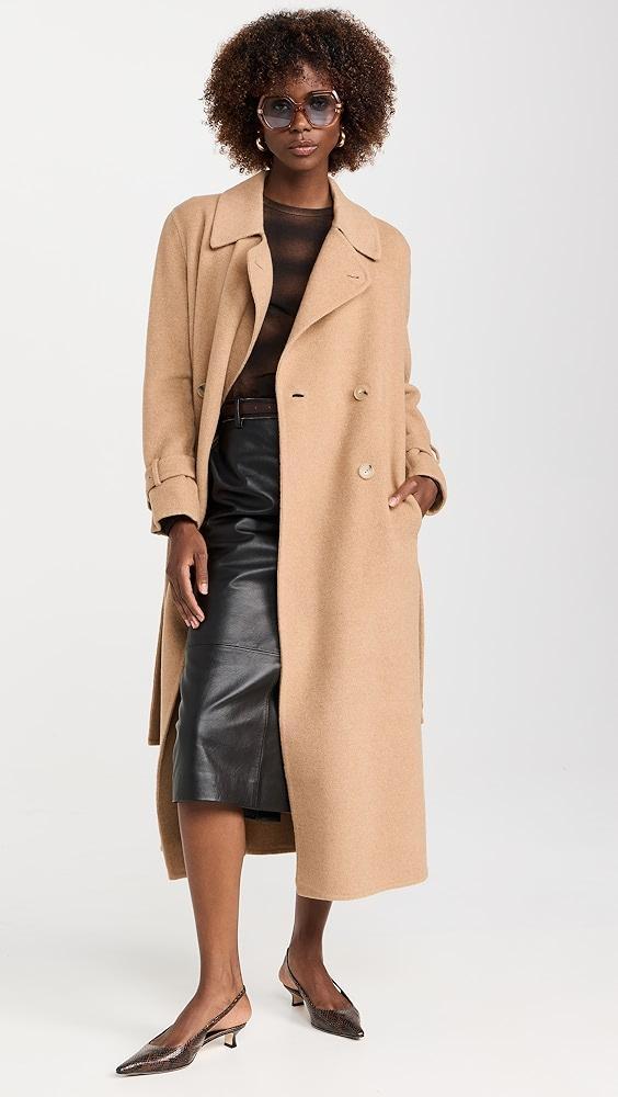 Vince Lofty Belted Long Coat | Shopbop Product Image