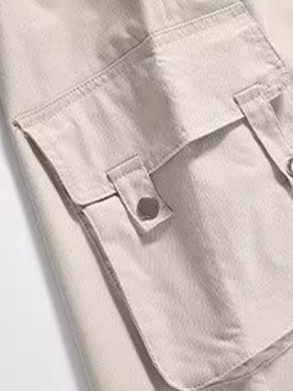 Men's Multi Pocket Zip Up Cargo Pants Product Image