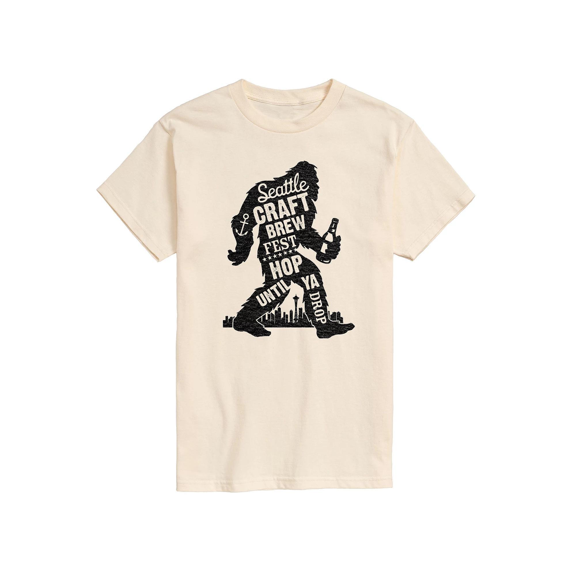 Mens Seattle Brew Hop Graphic Tee Product Image