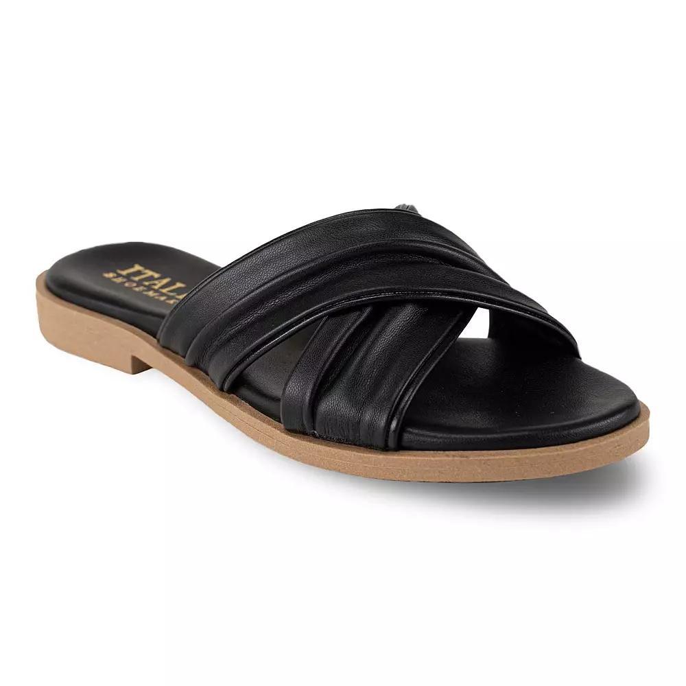 Italian Shoemakers Hachi Women's Slide Sandals, Size: 9, Black Product Image