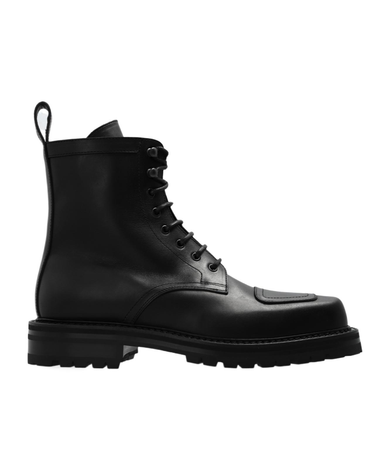 DRIES VAN NOTEN Laced Boots In Black Product Image