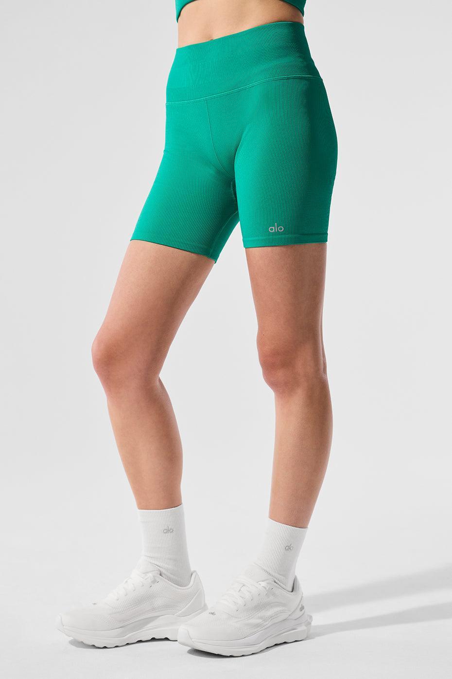 5" Seamless Ribbed Favorite Short - Spruce Green Product Image