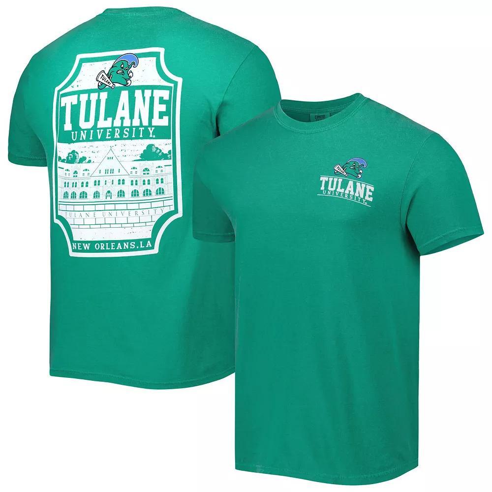 Men's Green Tulane Green Wave Logo Campus Icon T-Shirt, Size: XL, Nc2 Green Product Image