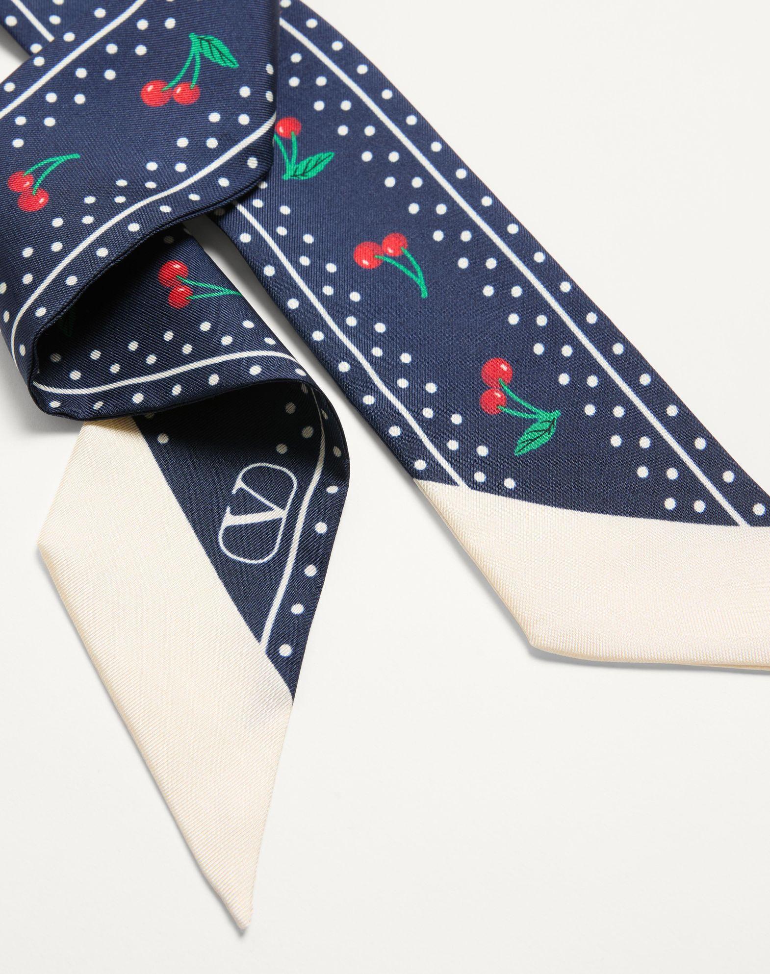 Cherryfic Silk Bandeau Scarf  Product Image