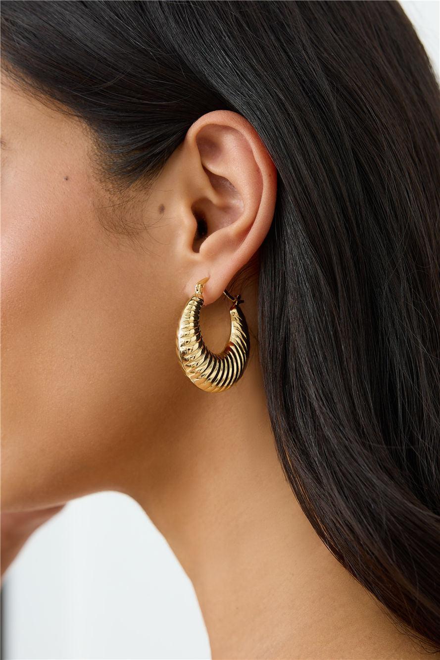 Main Muse Earrings Gold Product Image