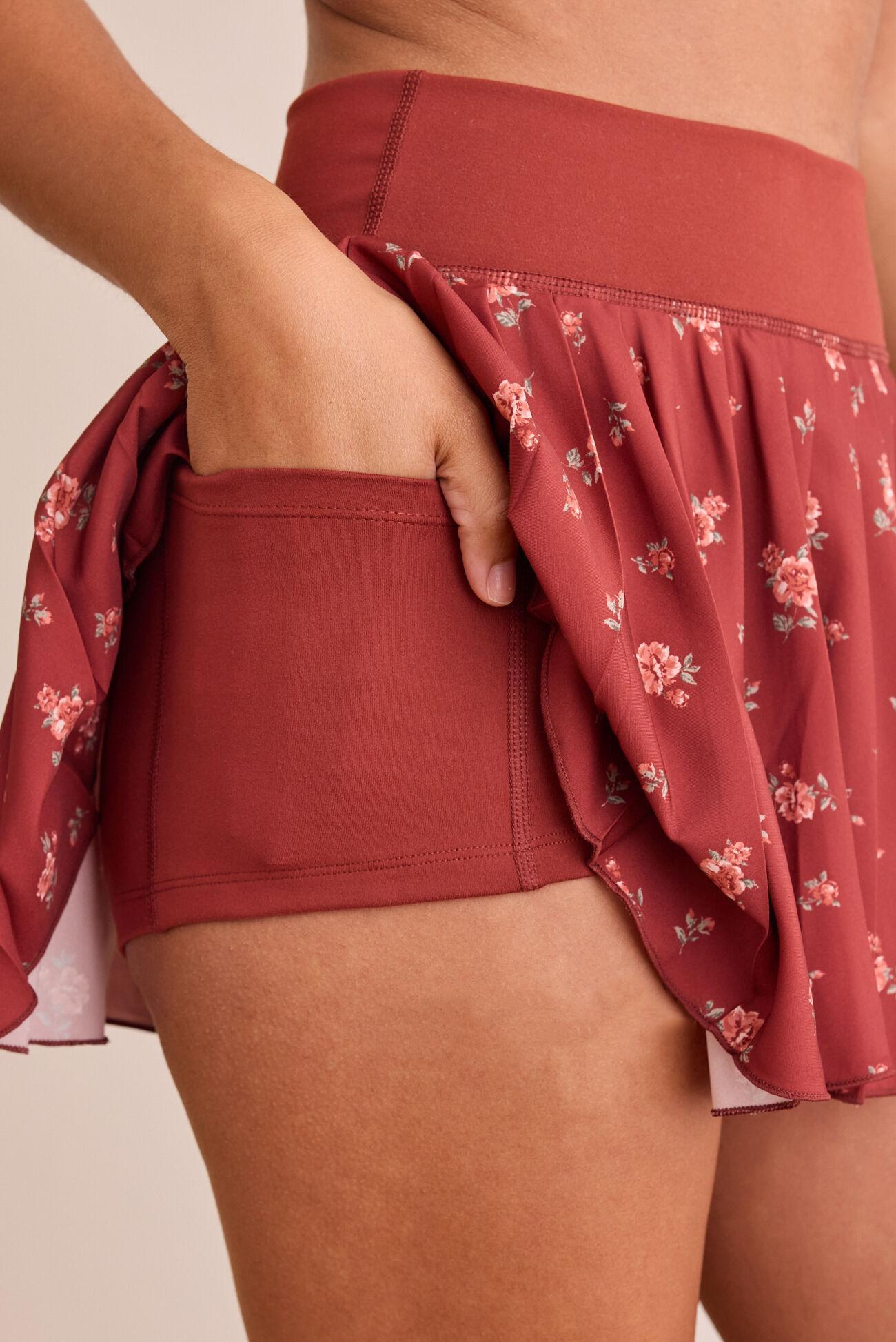 Going Pro Floral Pleated Skort Product Image