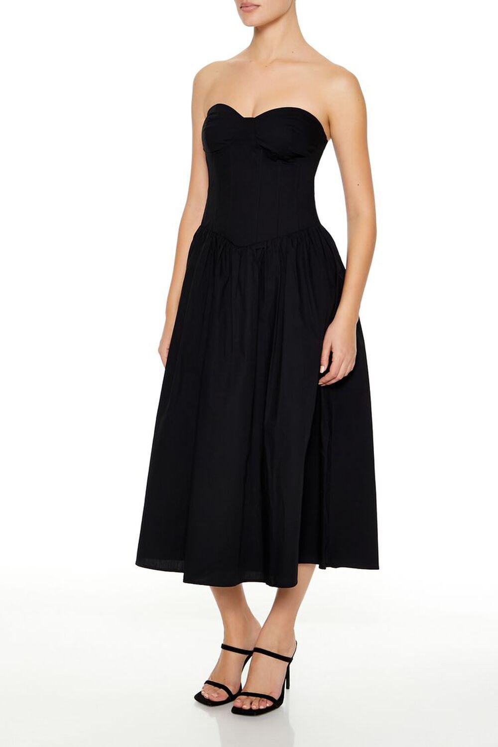 Sweetheart Corset Midi Dress | Forever 21 Product Image