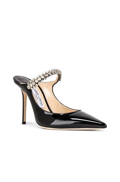 Bing Patent Jeweled Mules Product Image
