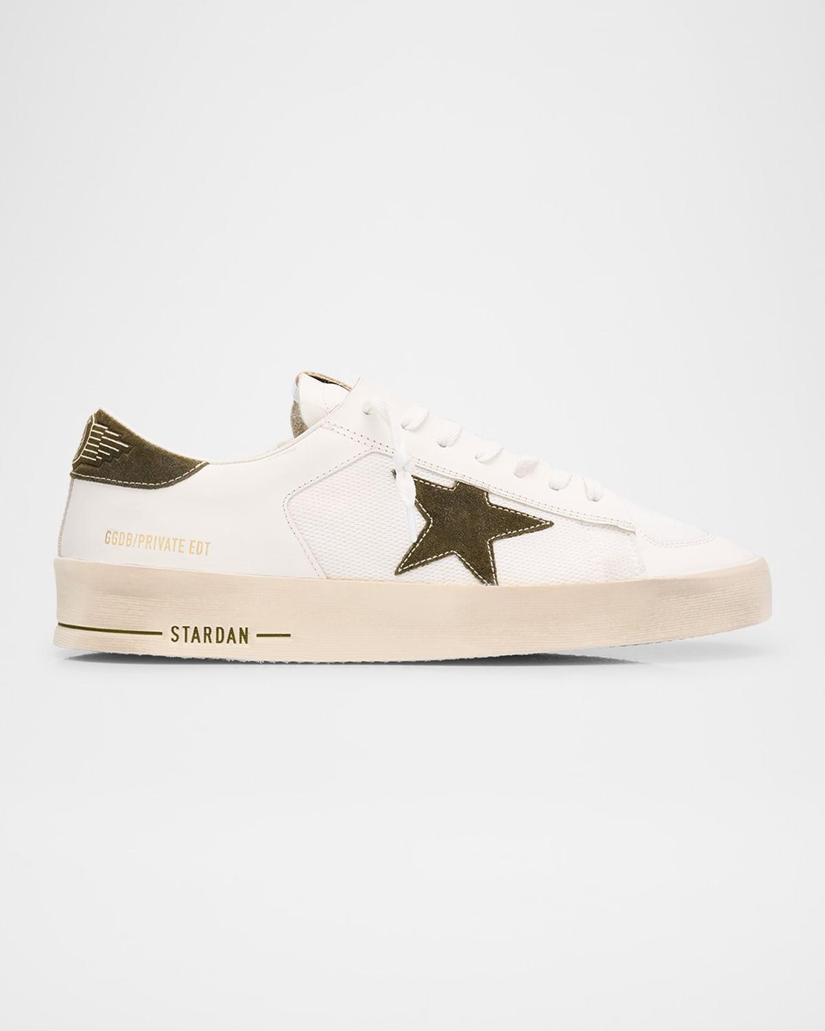 Mens Stardan Mesh and Leather Low-Top Sneakers Product Image