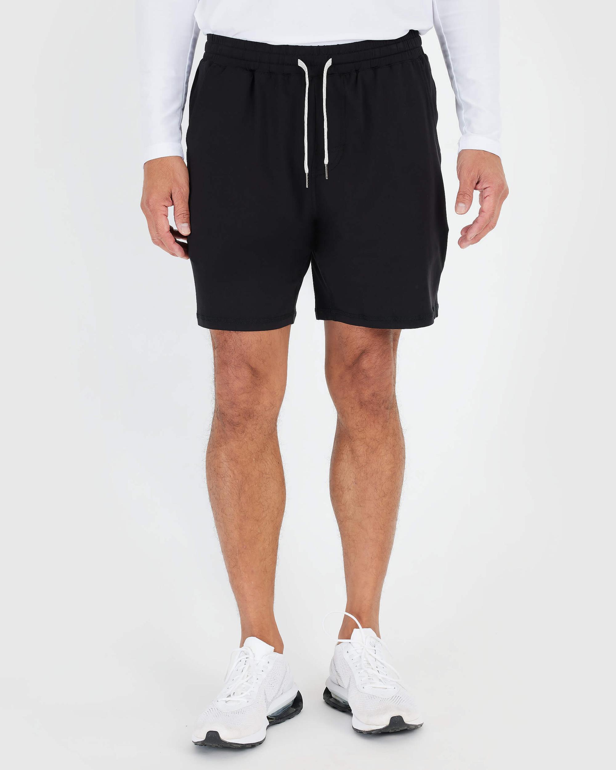 Black Active Quick Dry Shorts with Liner Product Image