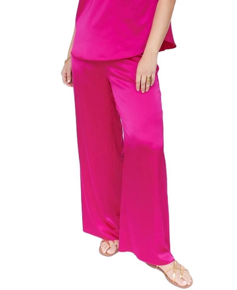 Gabriella Rossetti Sofia Silk Palazzo Pant Product Image