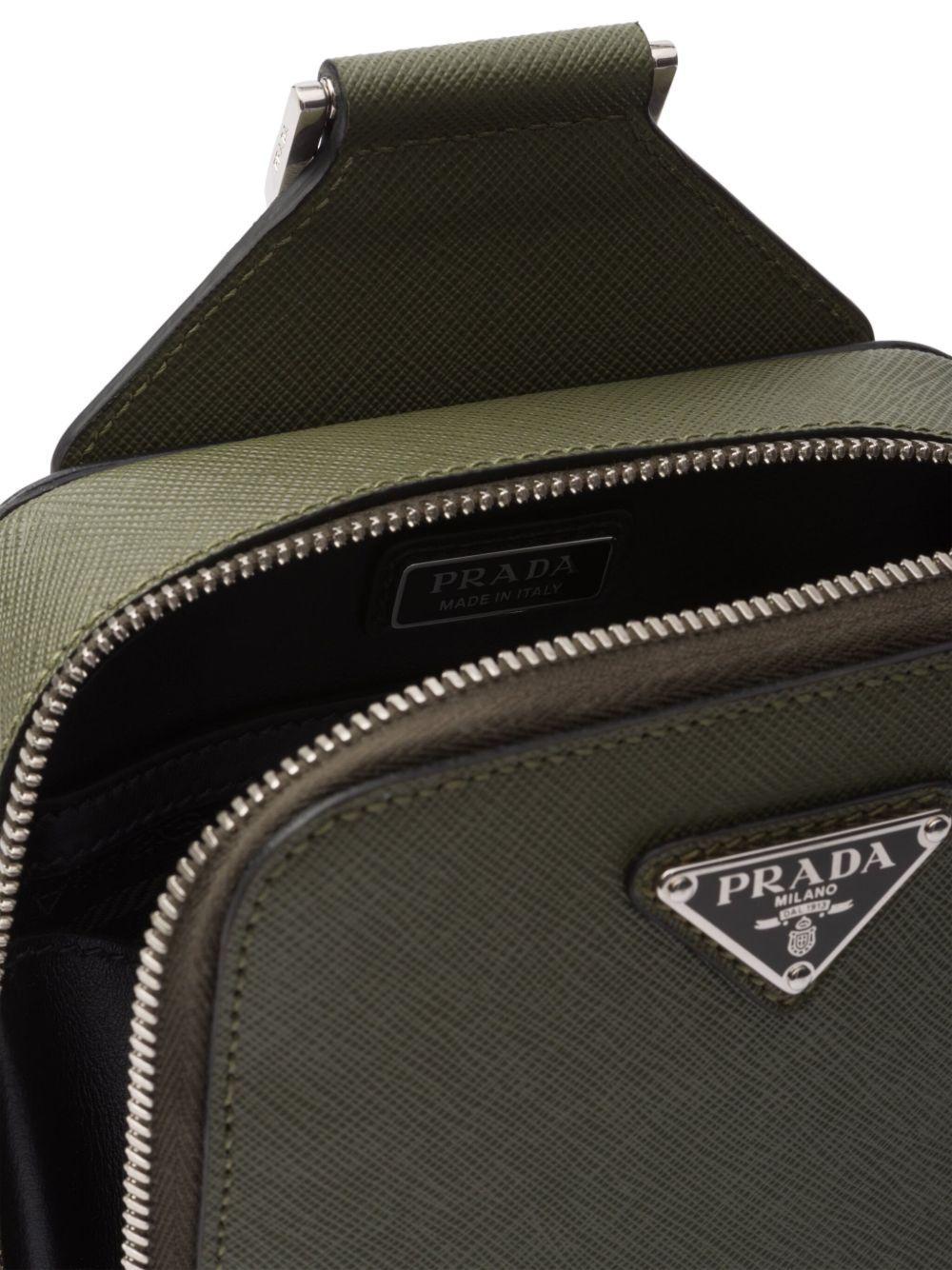 Brique leather shoulder bag Product Image