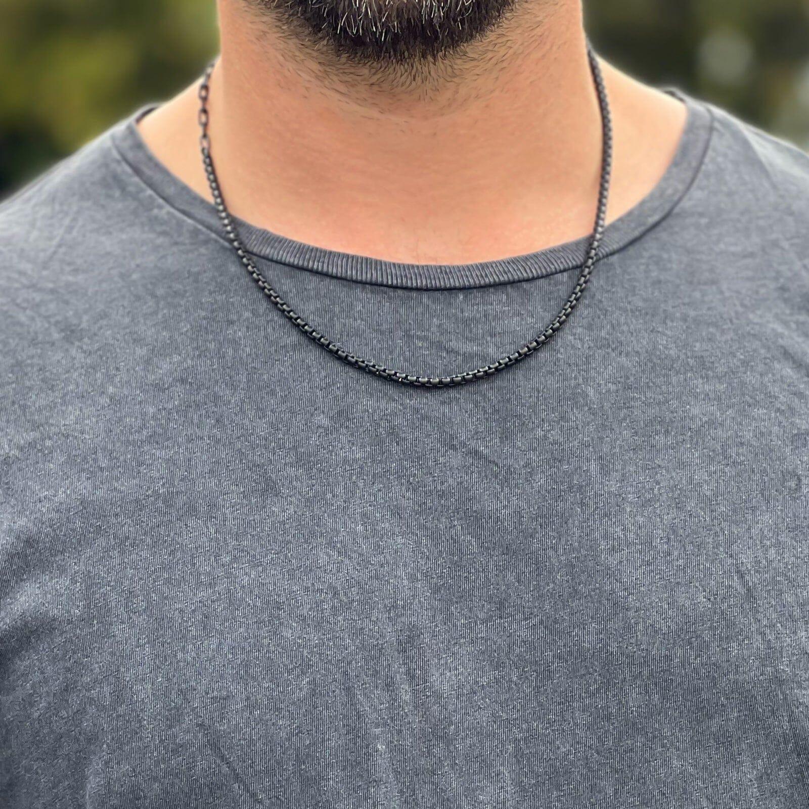 Men's Rolo Chain Necklace Male Product Image