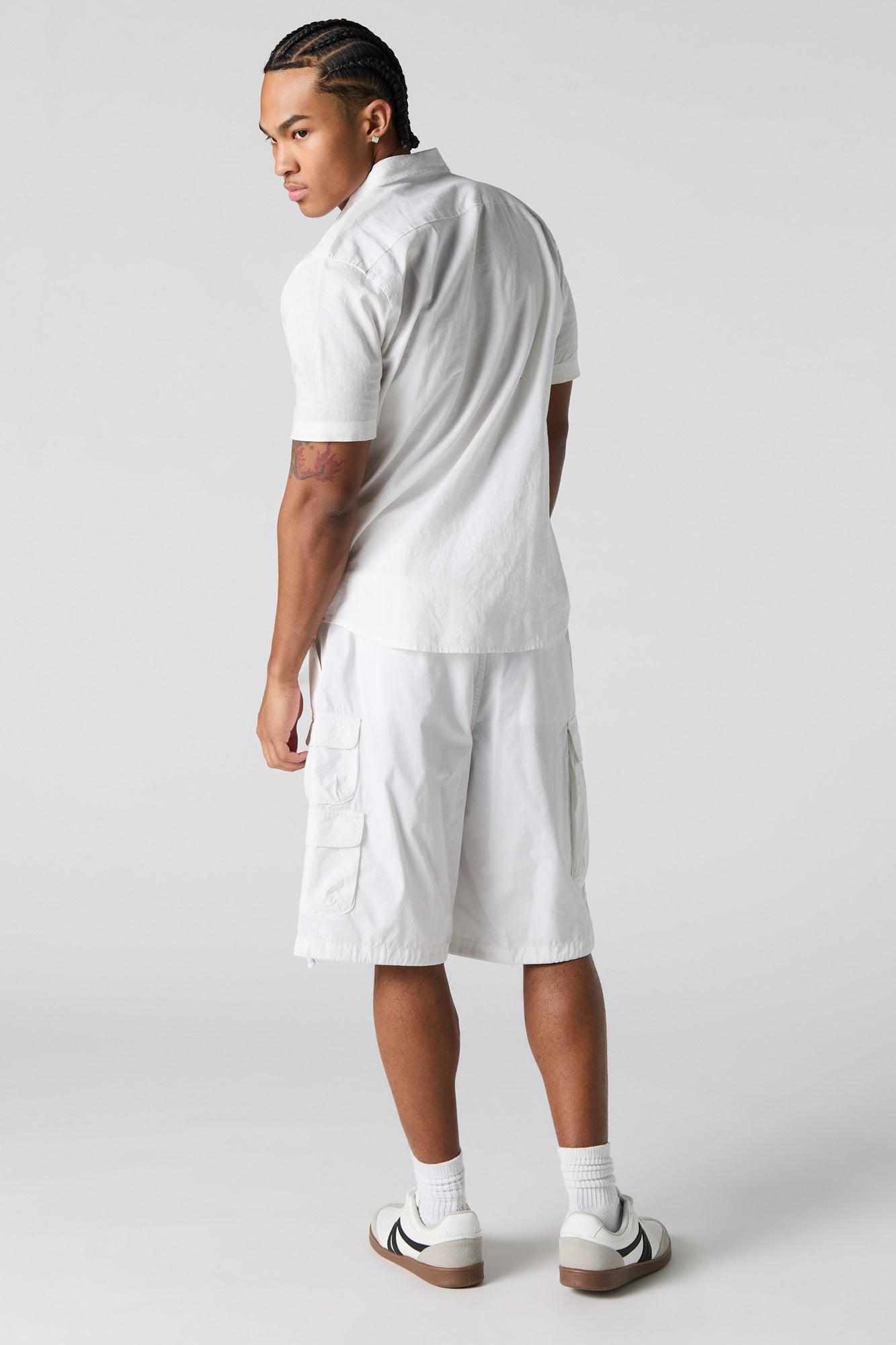 Poplin Longline Cargo Short Male Product Image