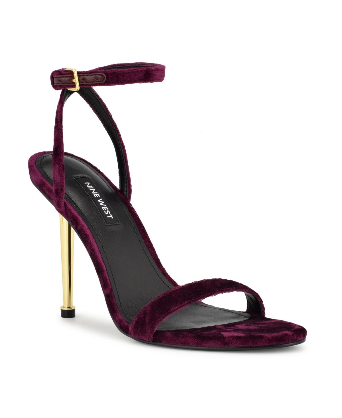 Nine West Reina Women's High Heel Dress Sandals, Size: 9, Neon Yellow Patent Product Image