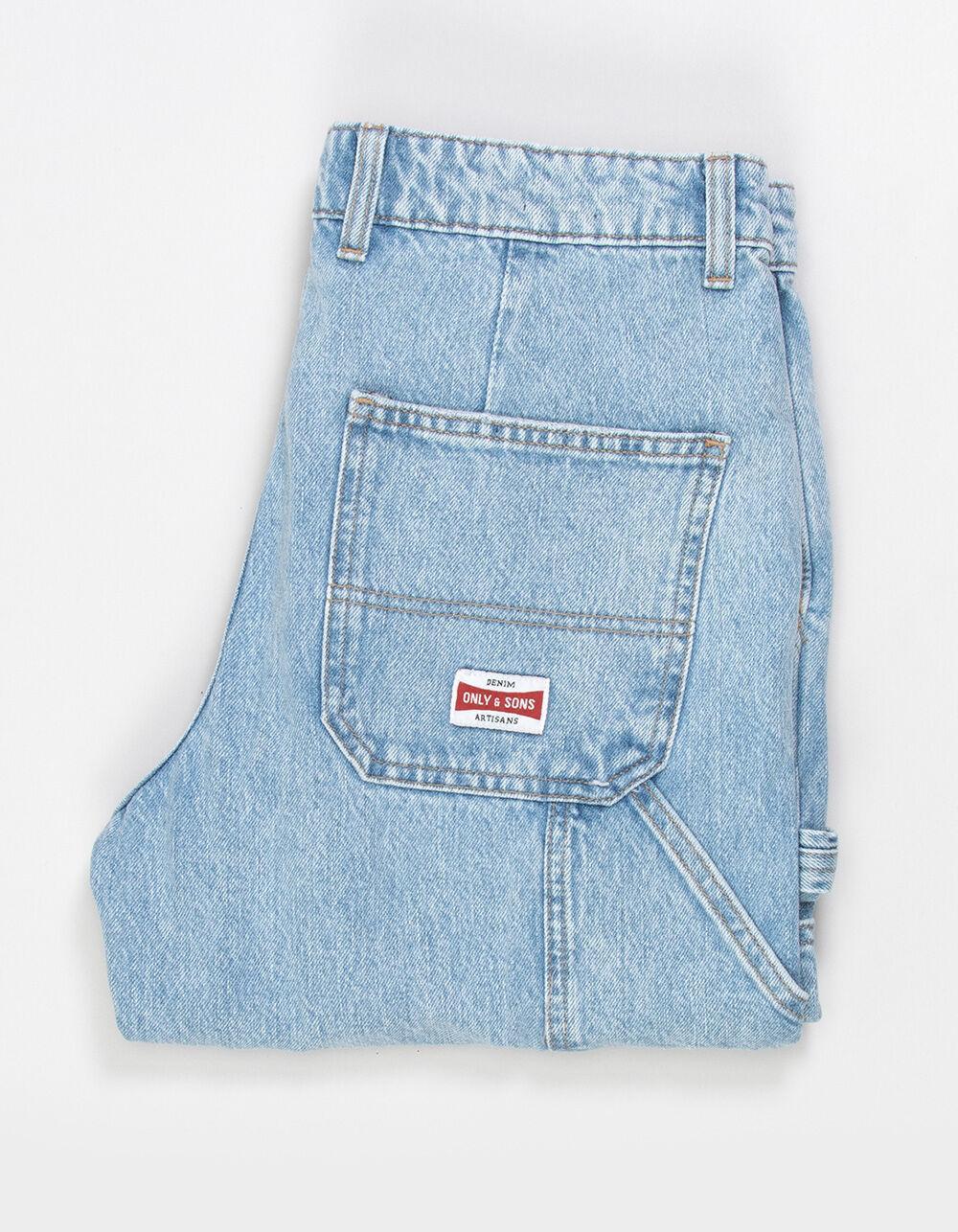 ONLY & SONS Edge Mens Straight Fit Carpenter Jeans Product Image