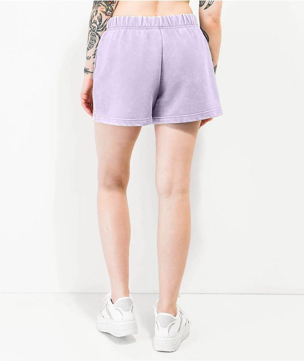 Ninth Hall Fundamentals Jara Orchid Relaxed Sweat Shorts Product Image
