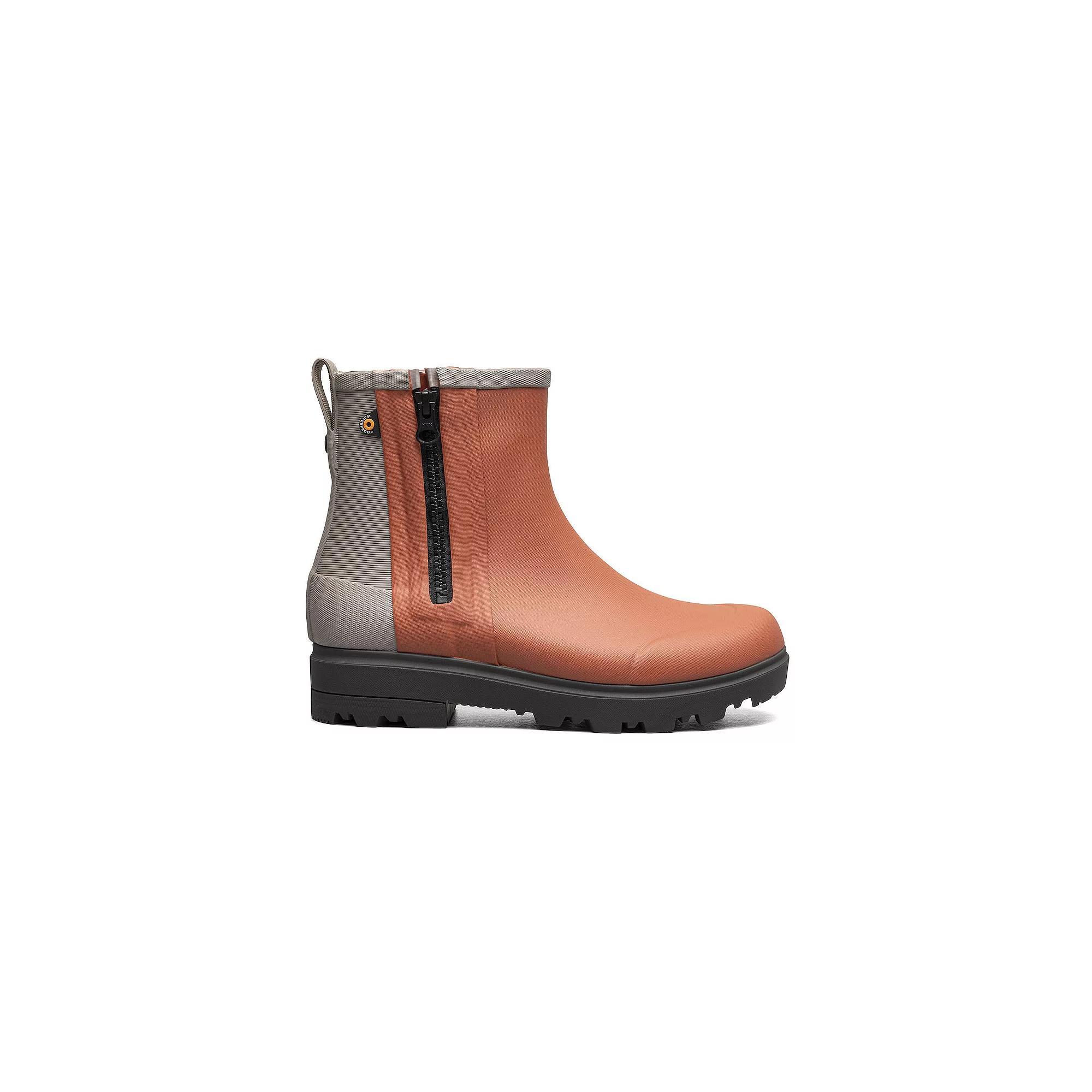 Bogs Holly Rain Zip Women's Waterproof Rain Boots, Size: 10, Brick Product Image