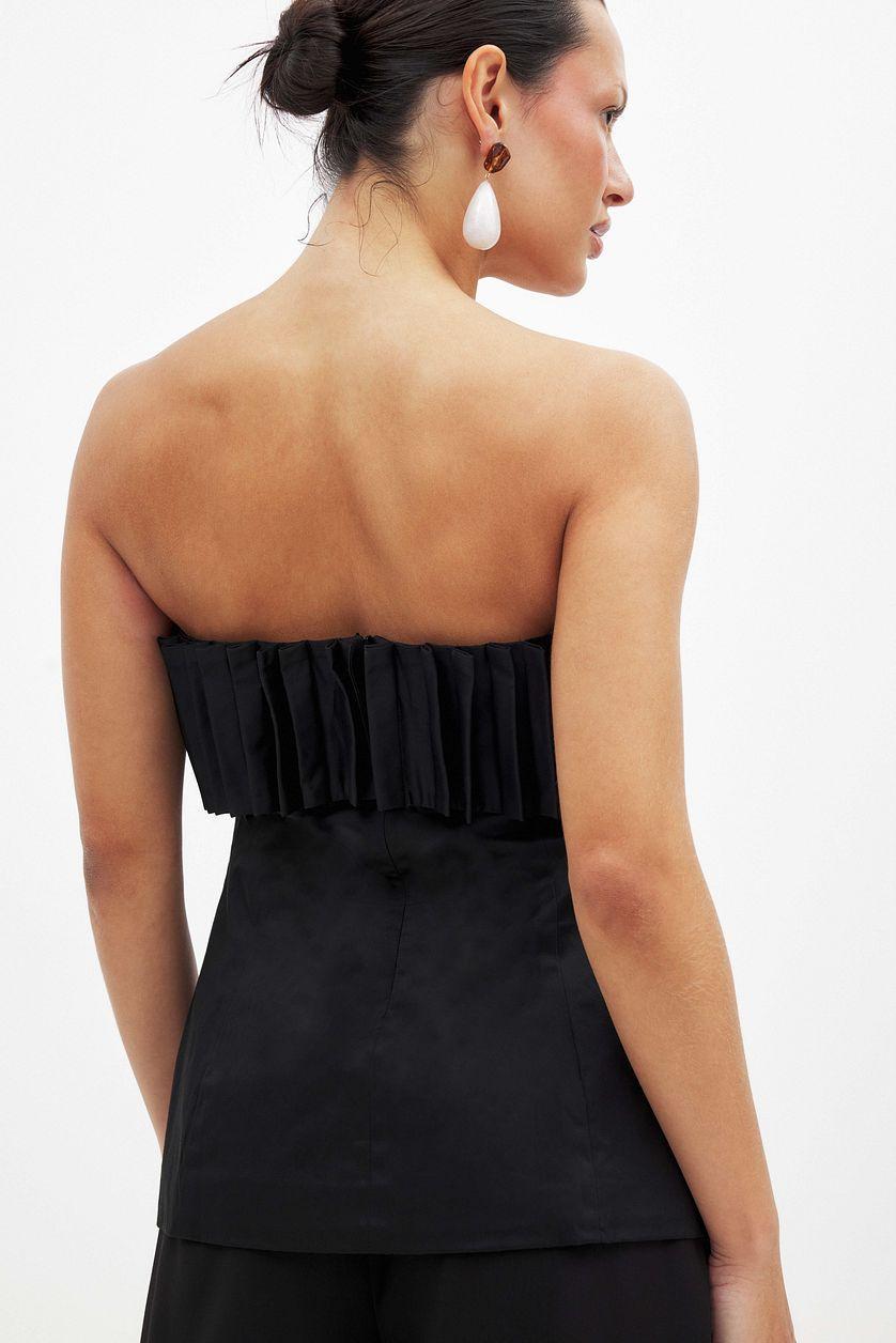 Pleated Bandeau Top Product Image