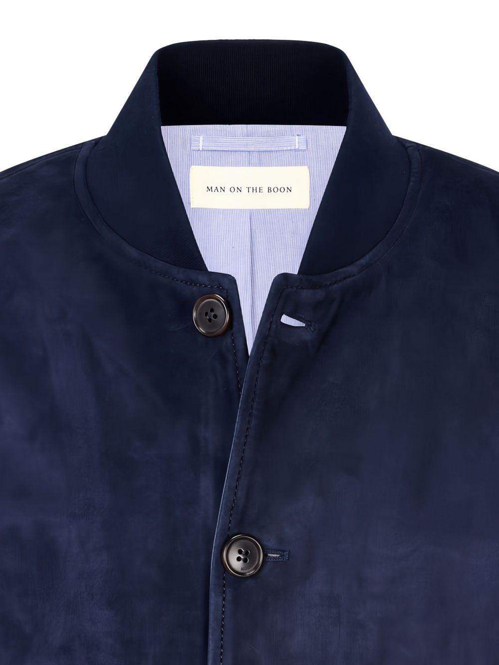 suede bomber jacket Product Image
