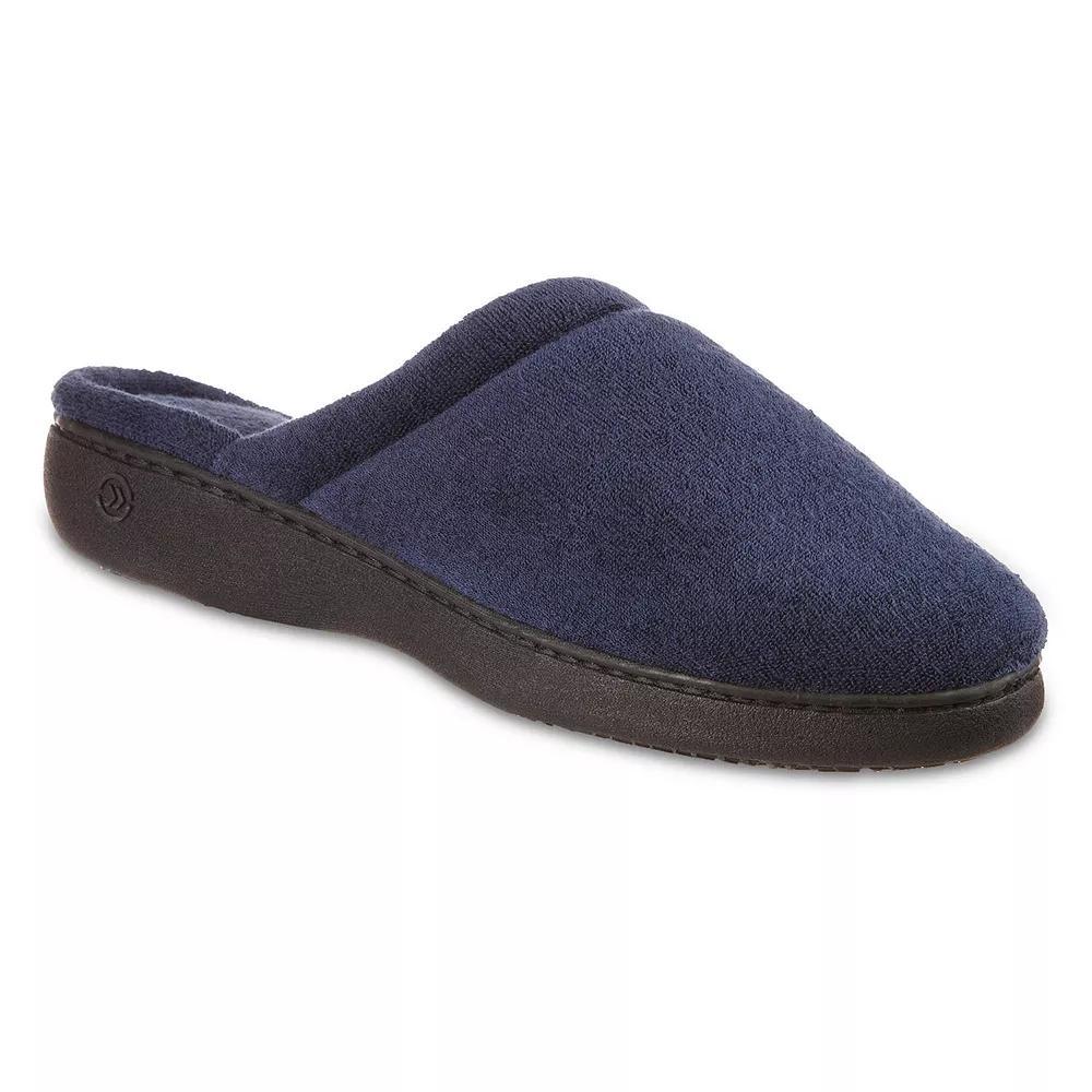 isotoner Embroidered Terry Secret Sole Women's Clog Slippers, Size: 9.5 - 10, Grey Gray Product Image