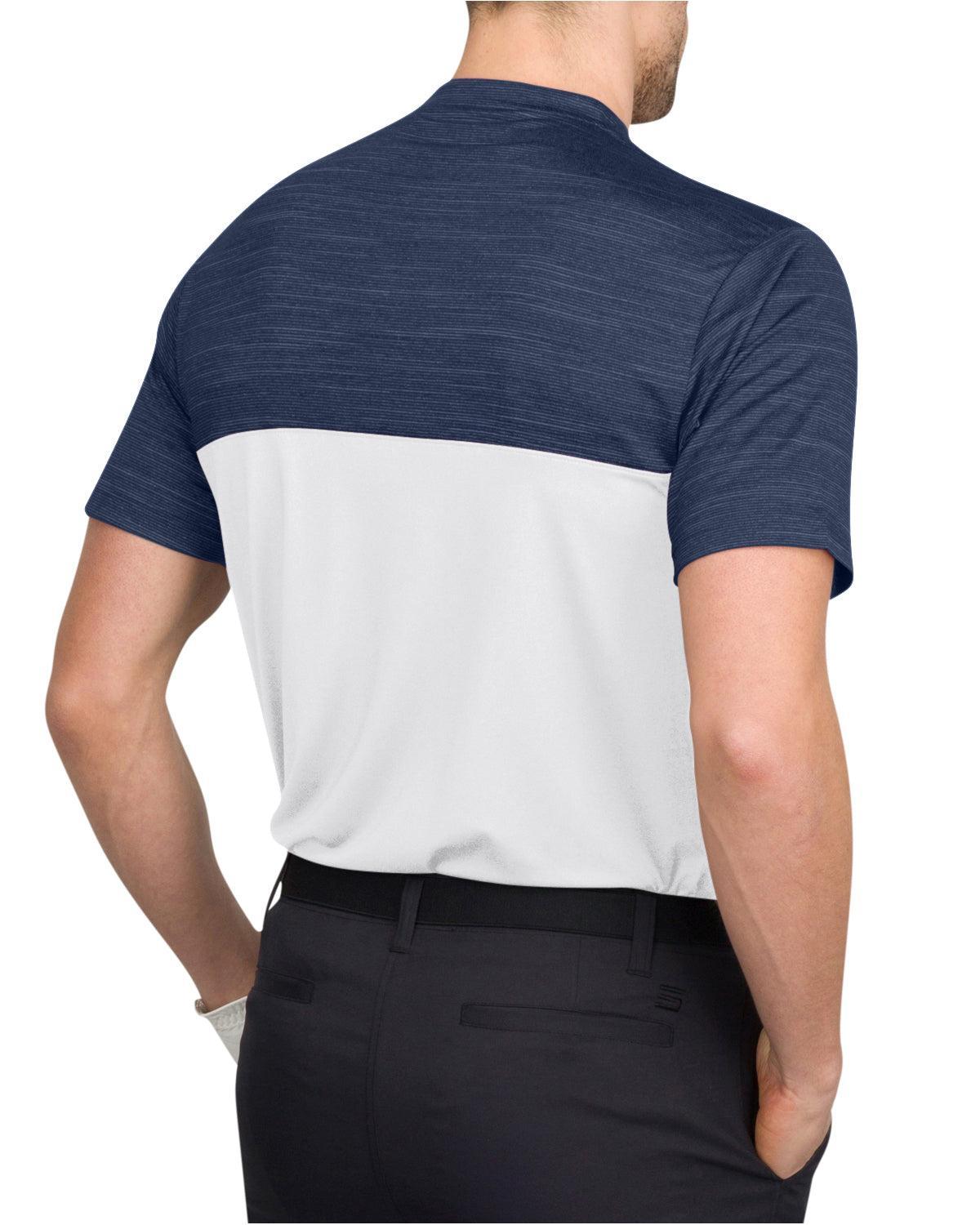 Three Sixty Six Two Tone Collarless Golf Polo Product Image