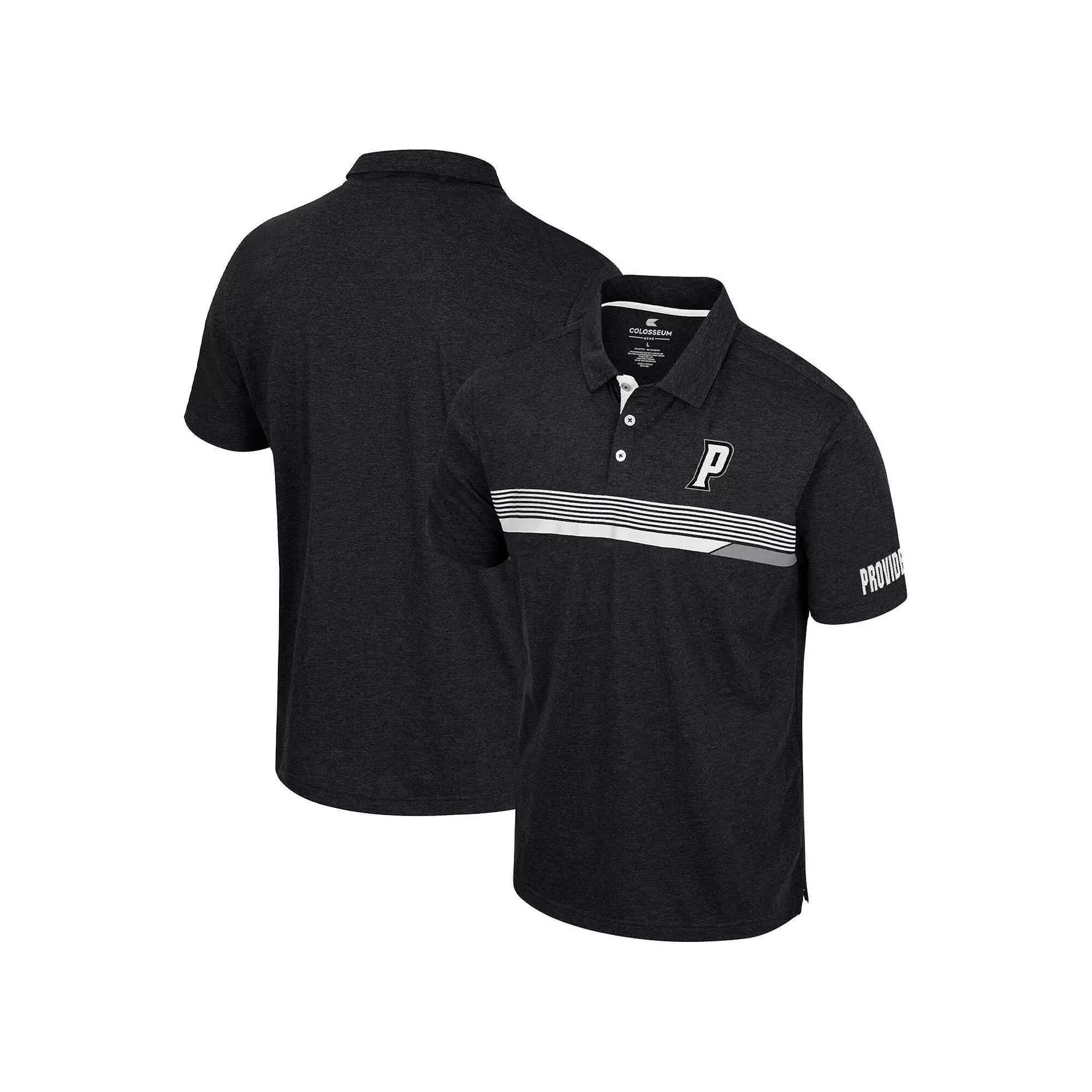 Mens Colosseum Black Providence Friars No Problemo Polo Product Image