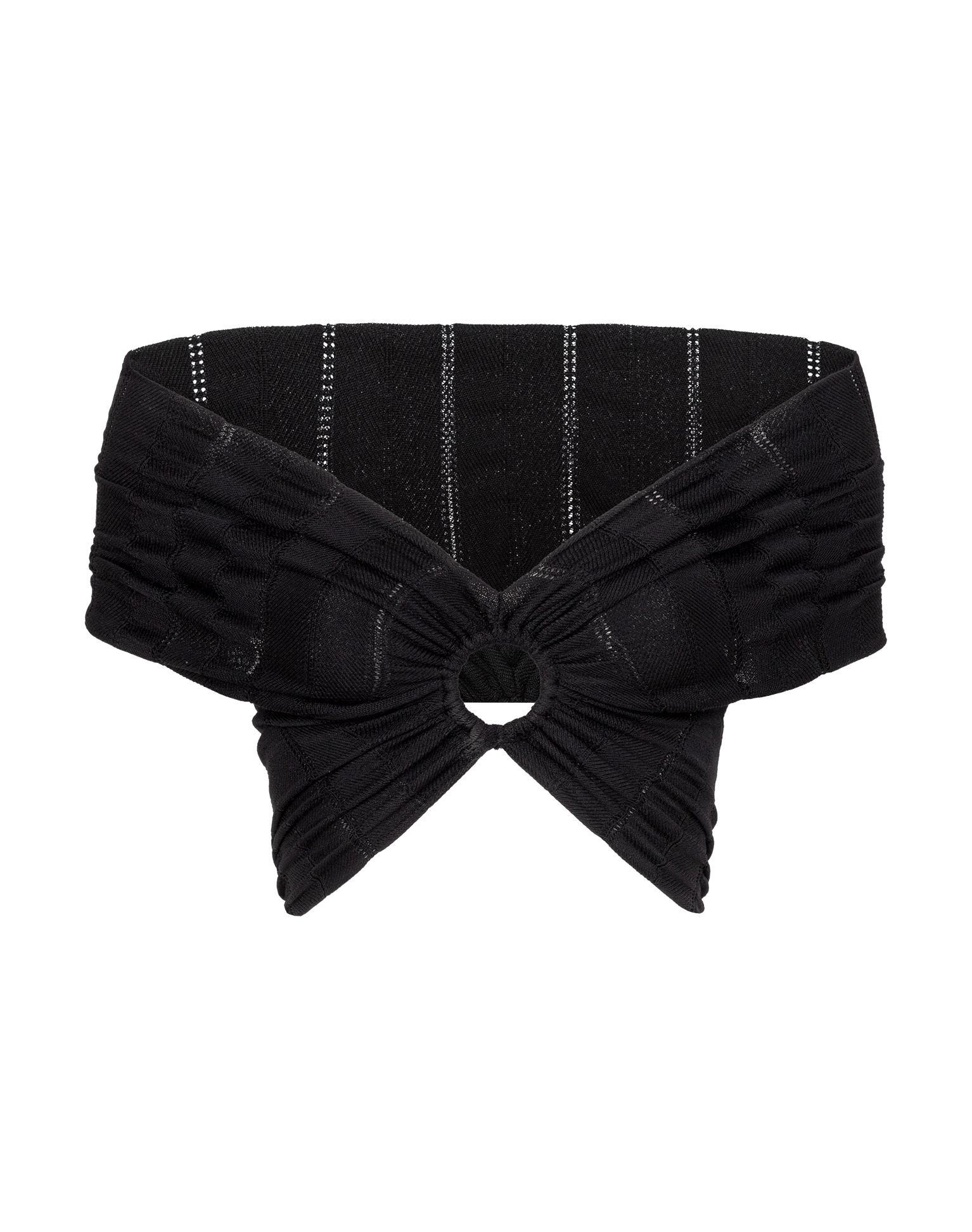 Knit Vis Long Skirt - Black Product Image