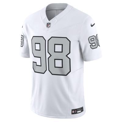 Men's Nike Maxx Crosby White Las Vegas Raiders Vapor F.U.S.E. Limited Jersey, Size: 3XL, Lvr White Product Image