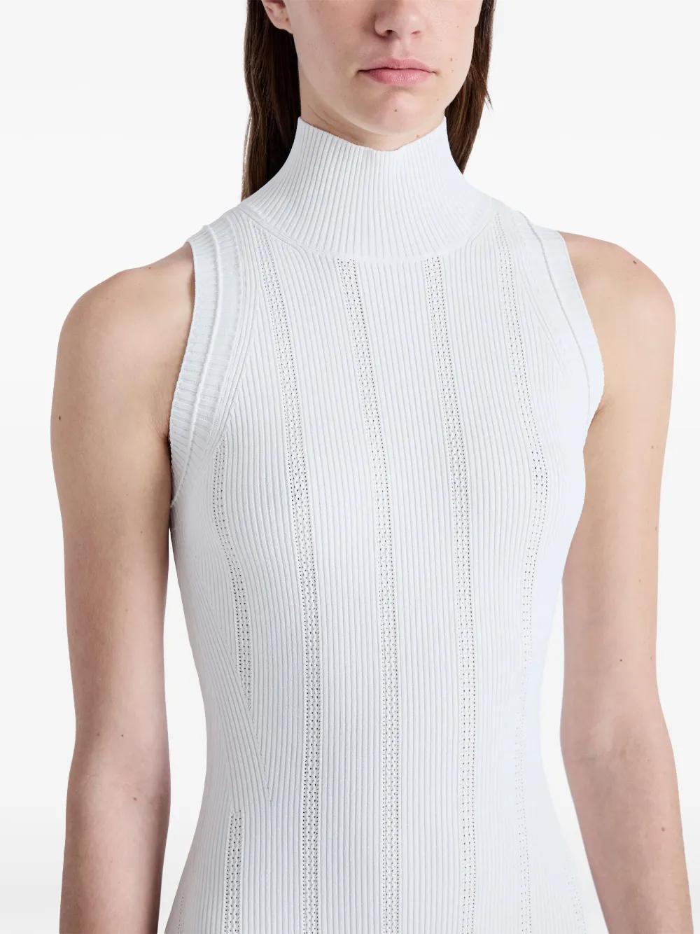 pointelle-knit high-neck dress Product Image