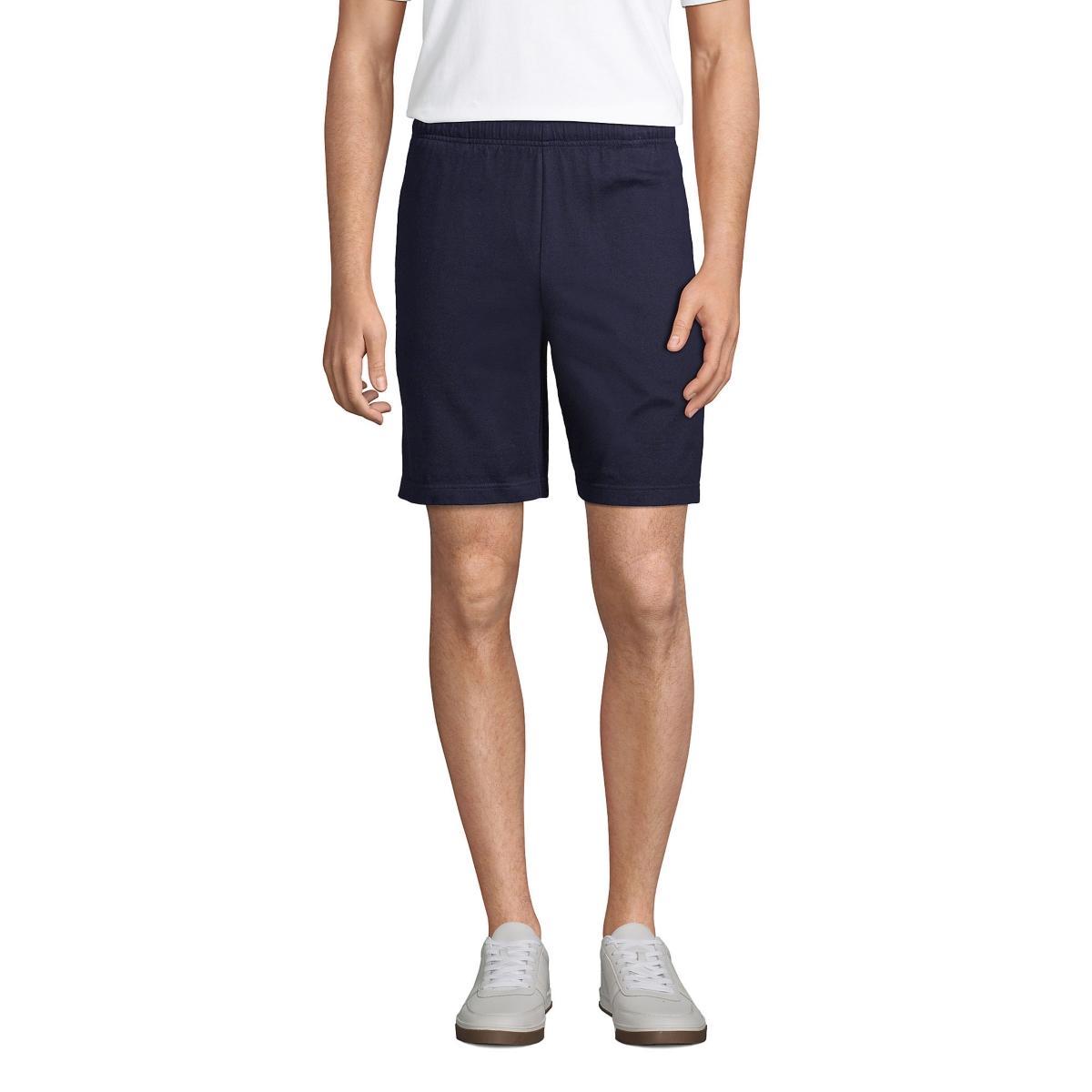 Big & Tall Lands' End Jersey Knit Shorts, Men's, Size: 2XB, Radiant Blue Product Image