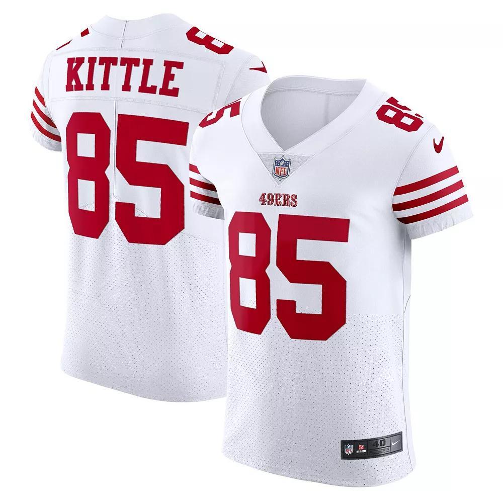 Men's Nike George Kittle White San Francisco 49ers Vapor Elite Jersey, Size: 48 Product Image