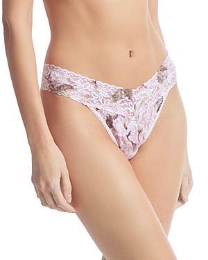 Hanky Panky Signature Lace Printed Original Rise Thong (Staycation) Women's Underwear Product Image