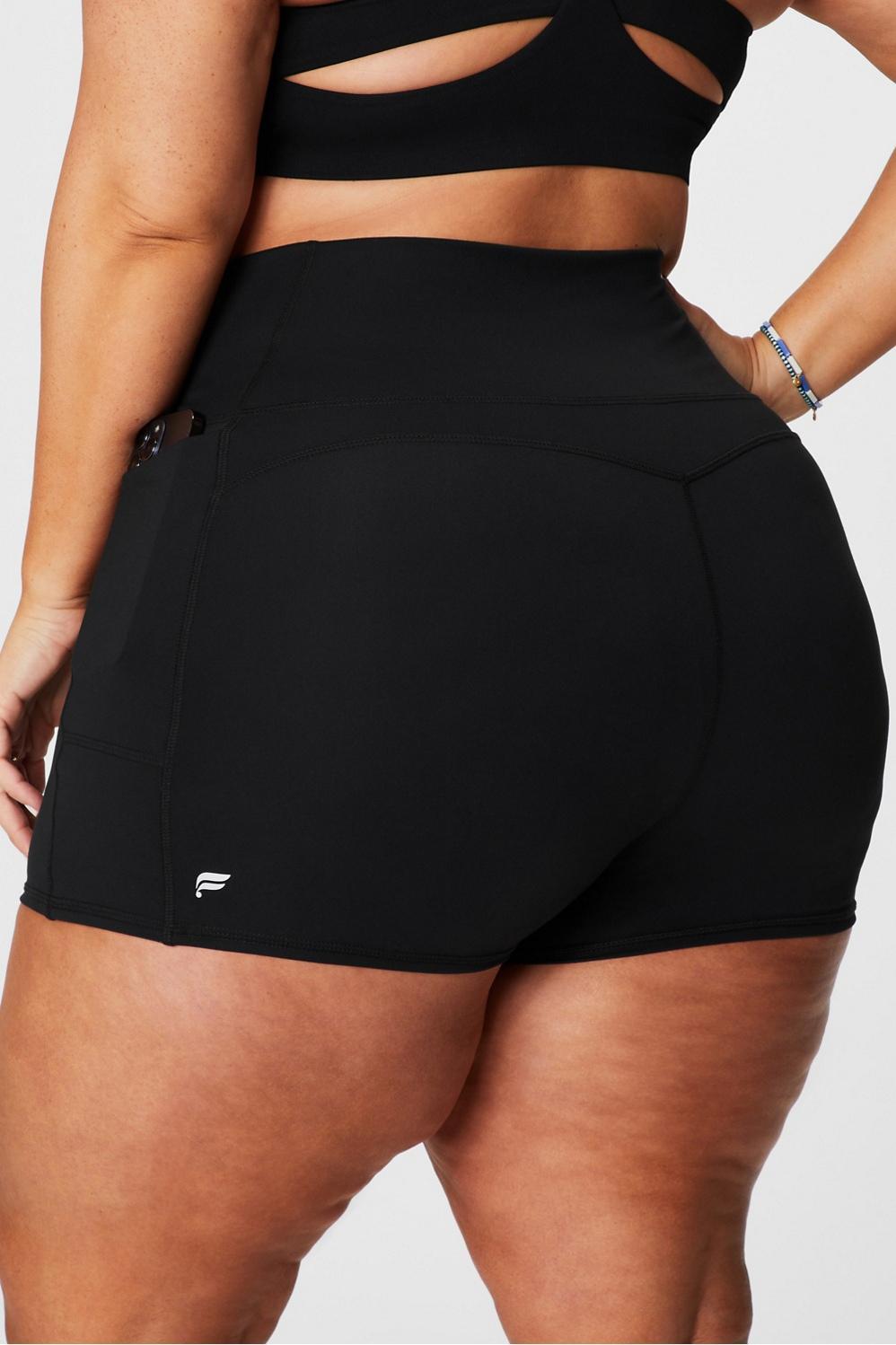 Fabletics Oasis High-Waisted 2 Short Womens black plus Size 4X Product Image