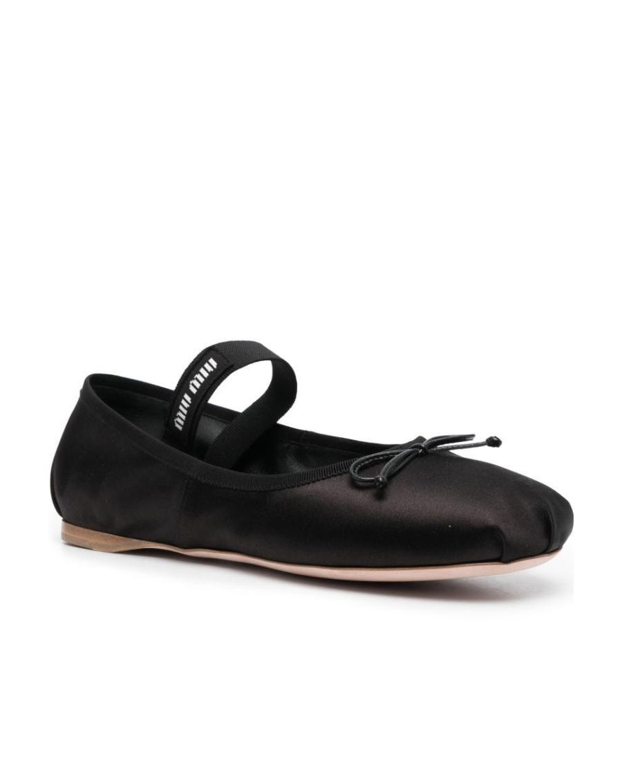 logo-strap ballerina shoes Product Image