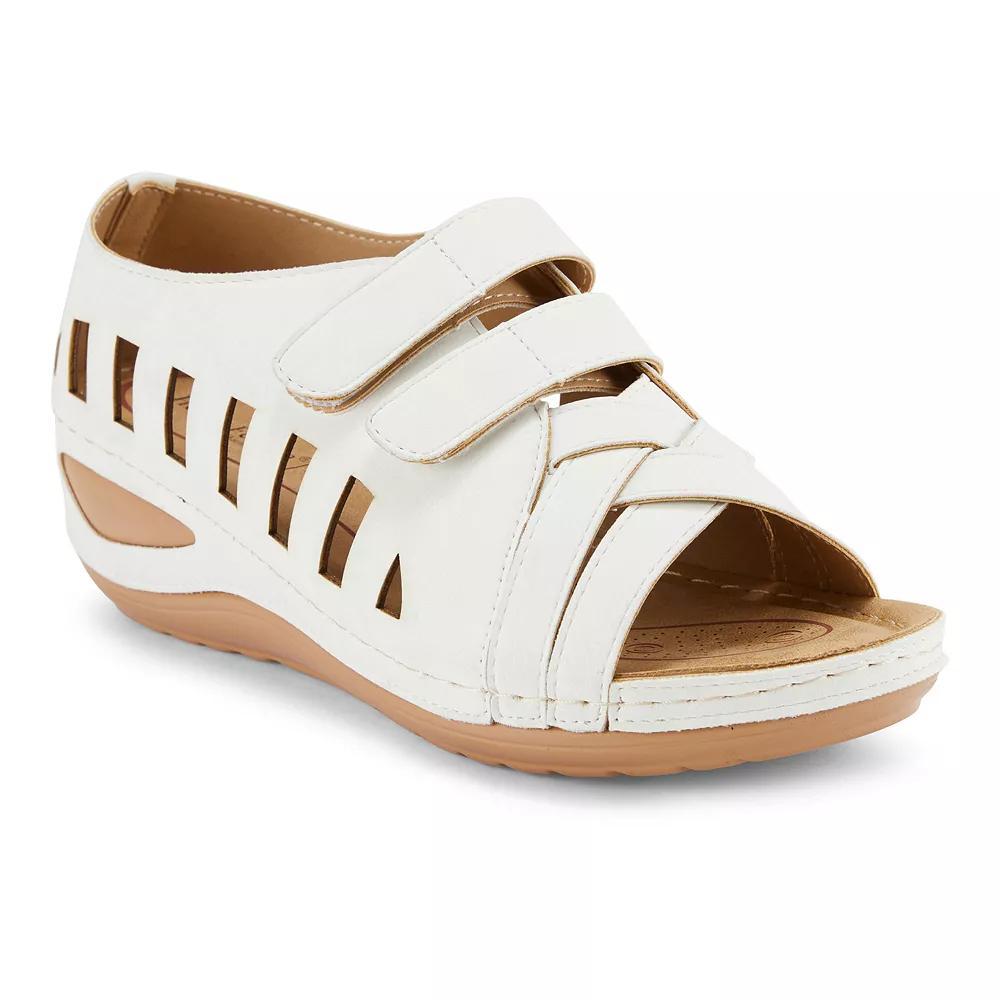 Henry Ferrera By Charming Lady Style Indiana White Women's Comfort Shoes, Size: 10 Product Image