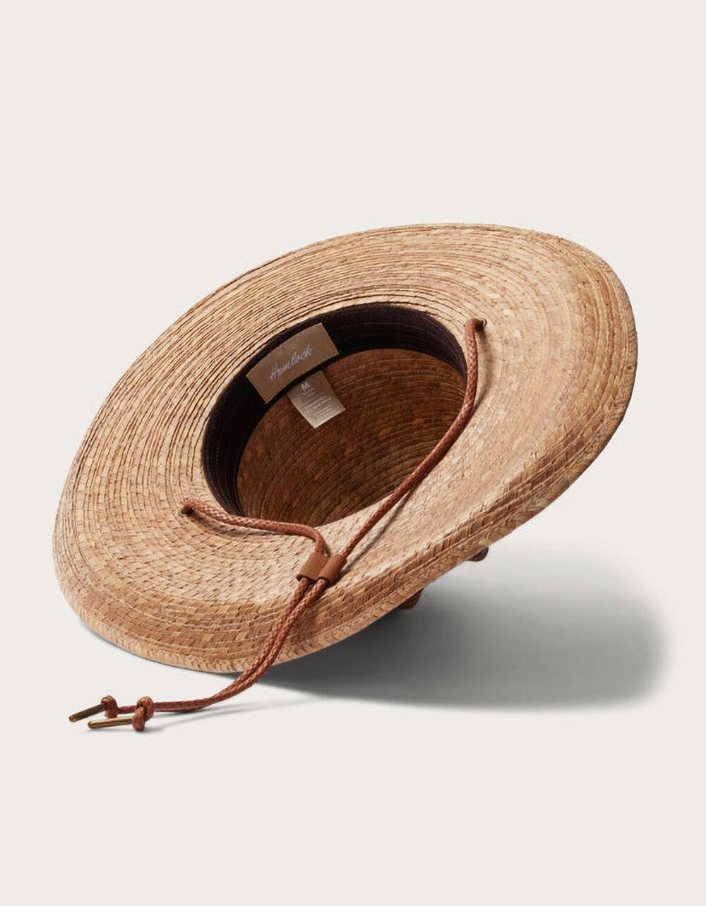 HEMLOCK HAT CO. Elliot Gus Cowboy Straw Hat - LIGHT BROWN Product Image