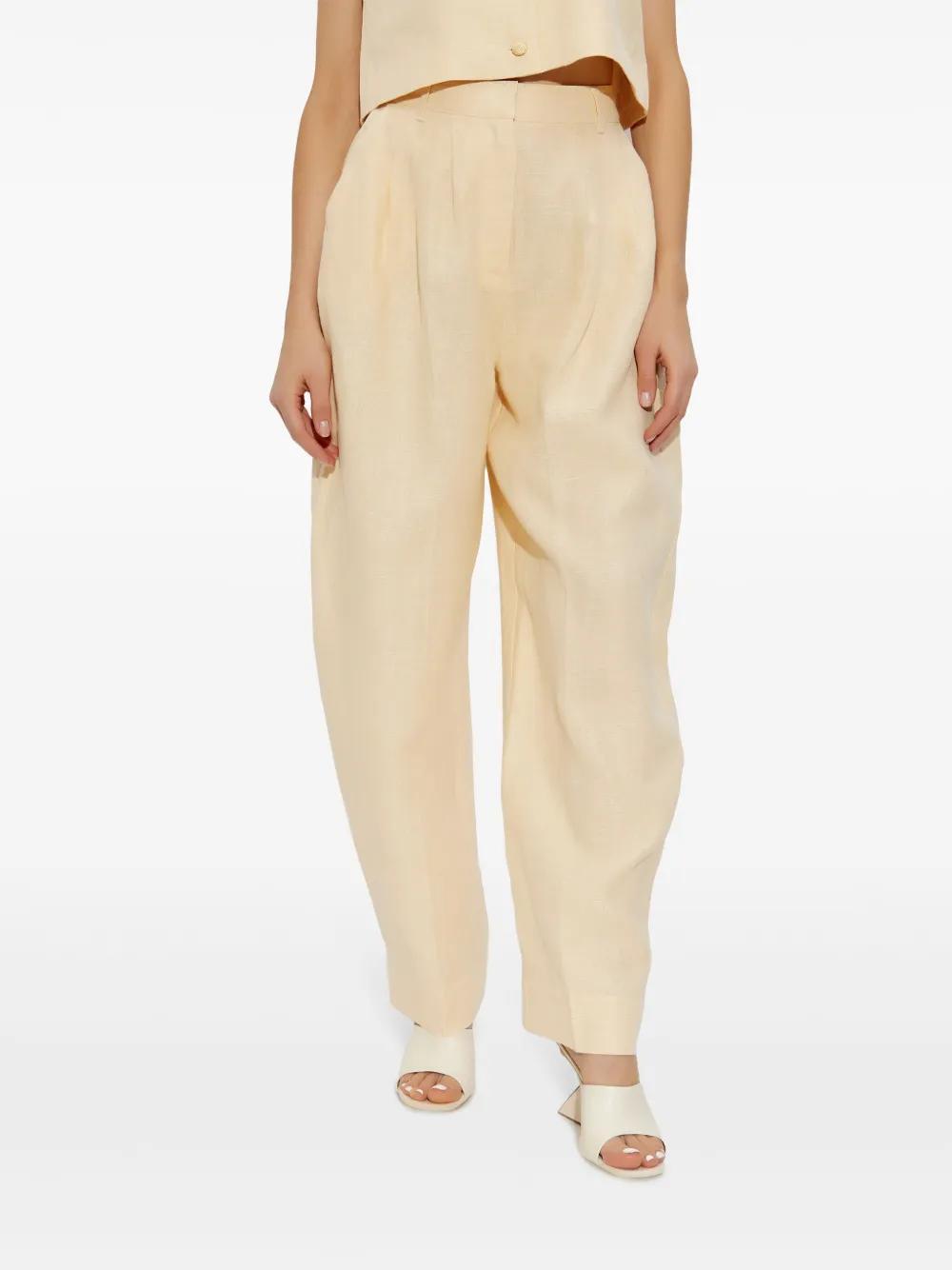 tailored tapered trousers Product Image