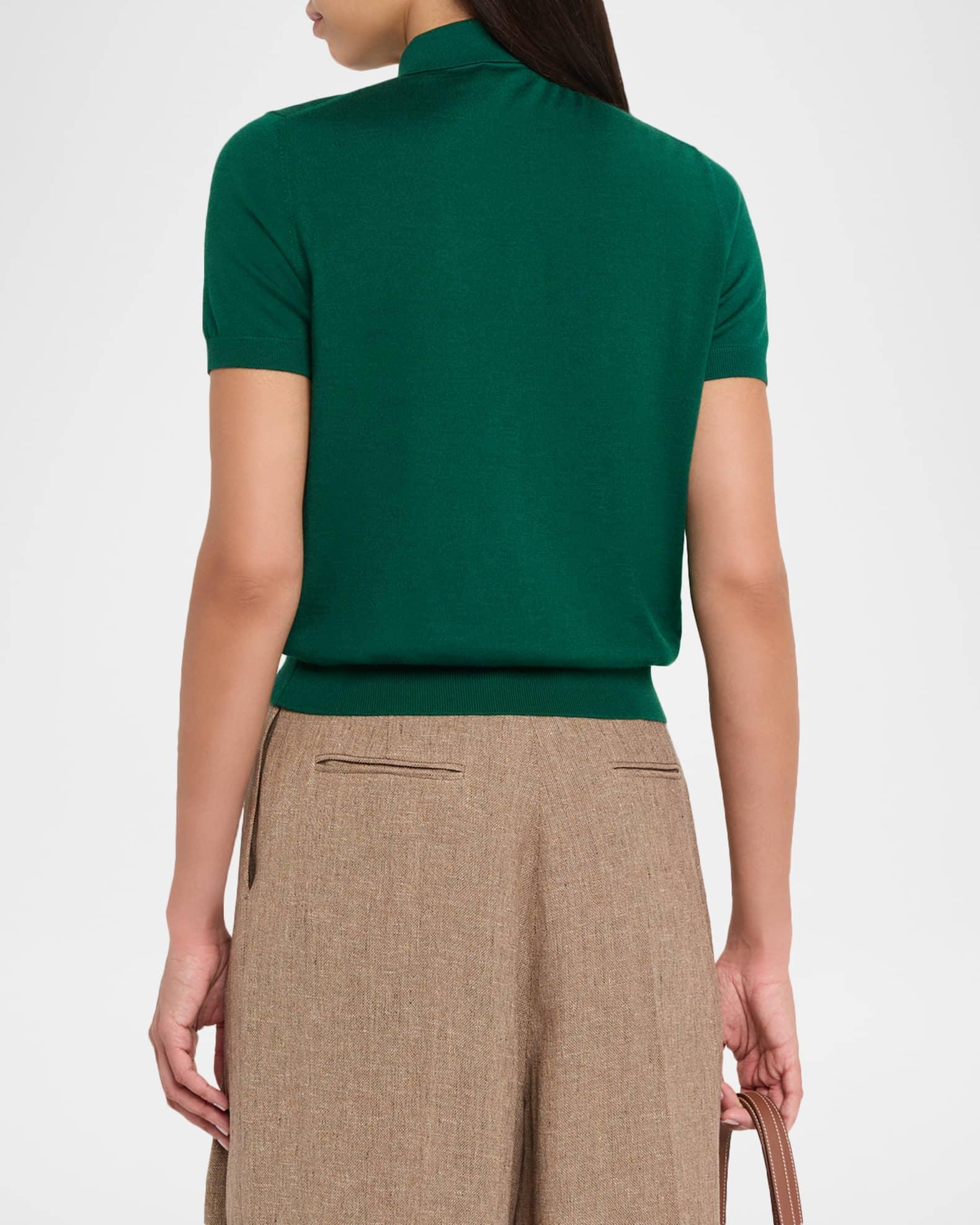 Sottile Cashmere Short-Sleeve Polo Shirt Product Image