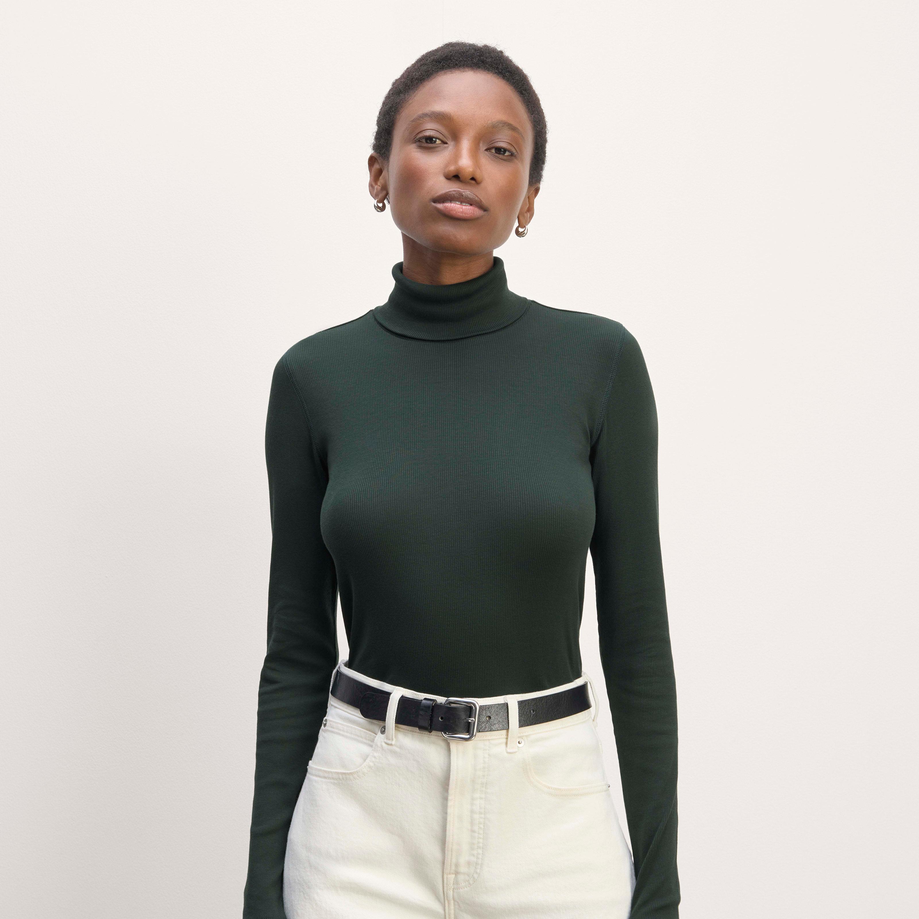 Womens Luxe Rib Turtleneck Sweater by Everlane Product Image