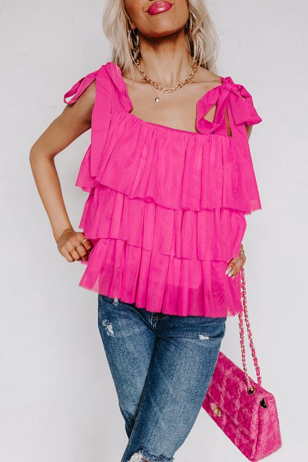 Big Deal Ruffle Top Product Image