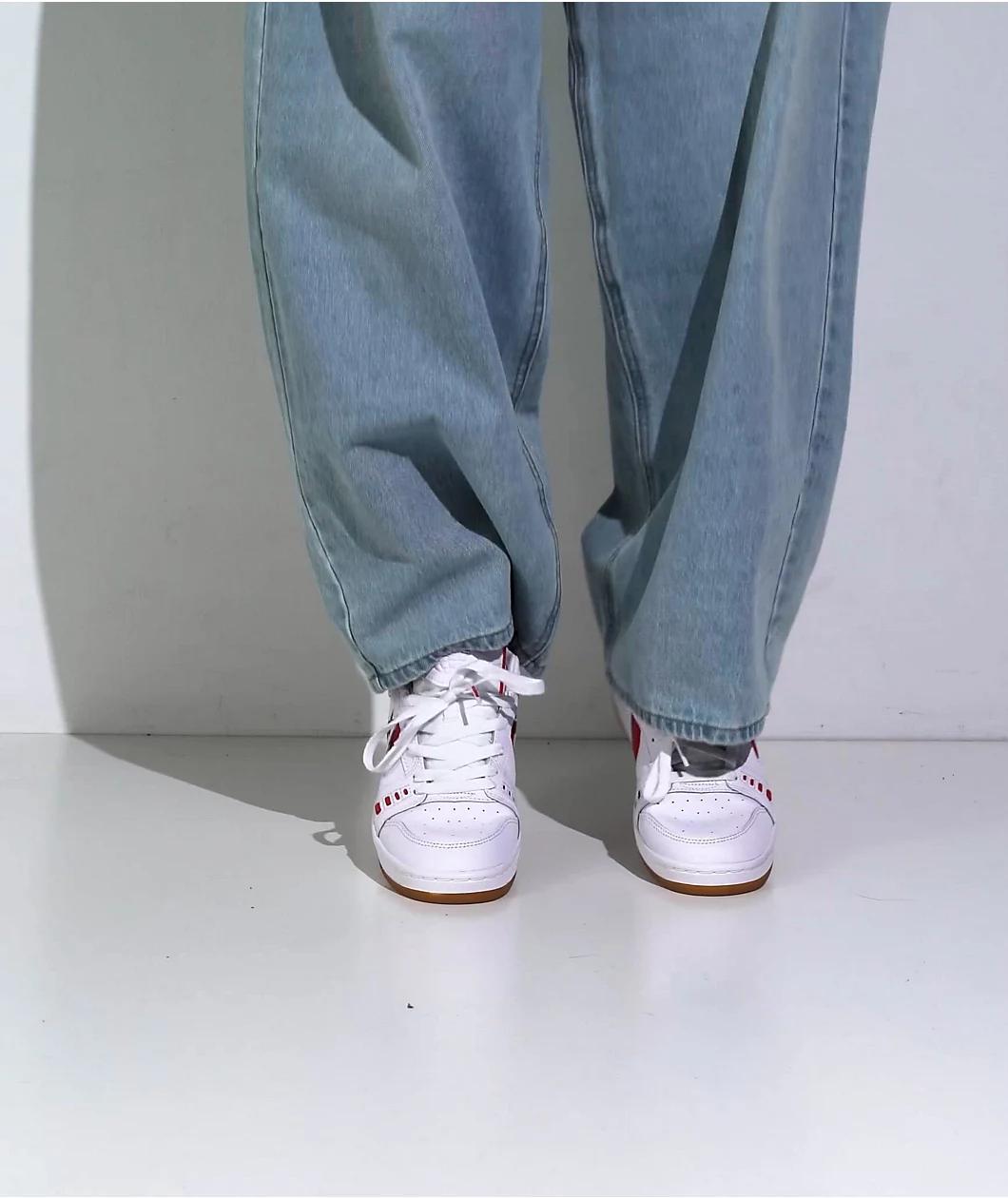 Converse AS-1 Pro White & Red Skate Shoes Product Image
