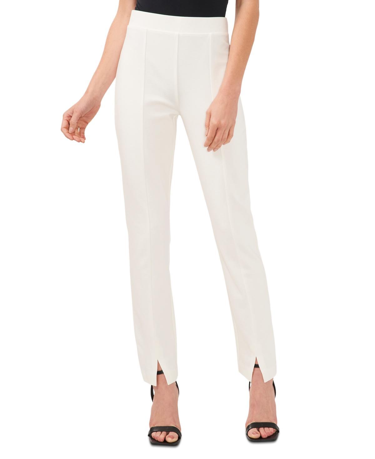 CeCe Ponte Straight Leg Ankle Pants Product Image
