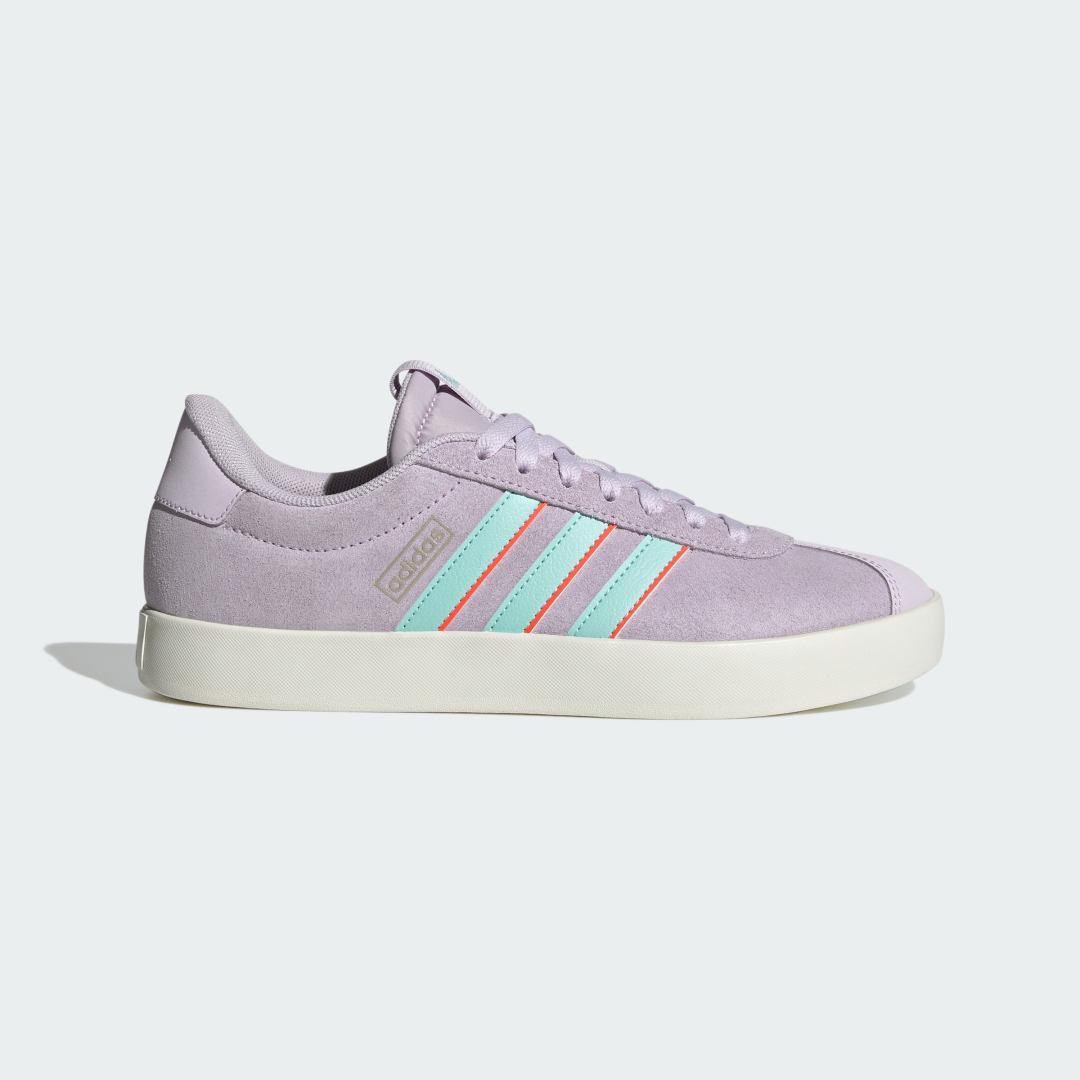adidas VL Court 3.0 Women's Shoes, Size: 9, Crew Orange Product Image