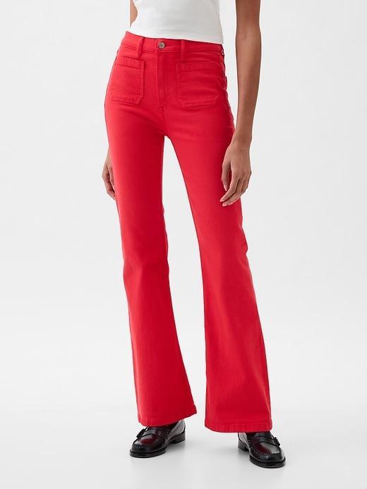 High Rise '70s Flare Jeans Product Image