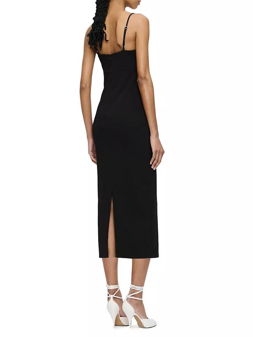 Velma Halter Collar Maxi Dress - Dark Navy Product Image