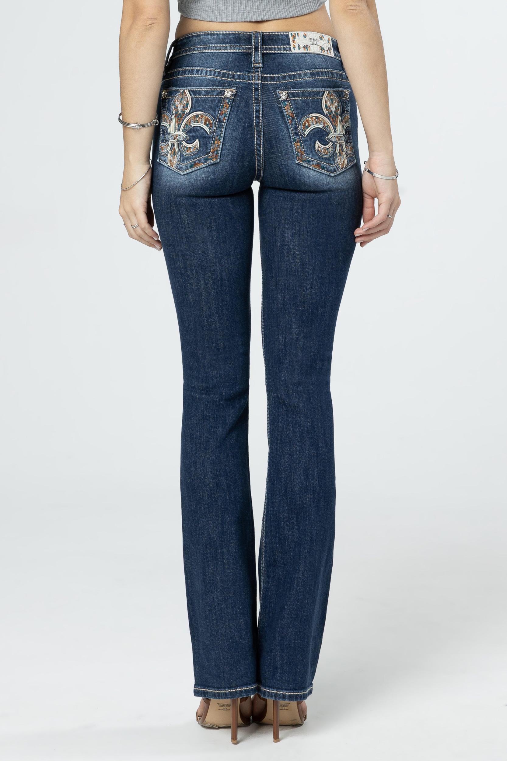 Autumn Mosaic Fleur Bootcut Jeans Product Image