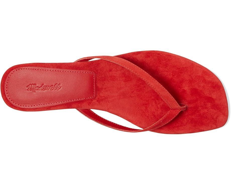 Women's Madewell Tamia Heeled Thong Sandals - Suede Product Image