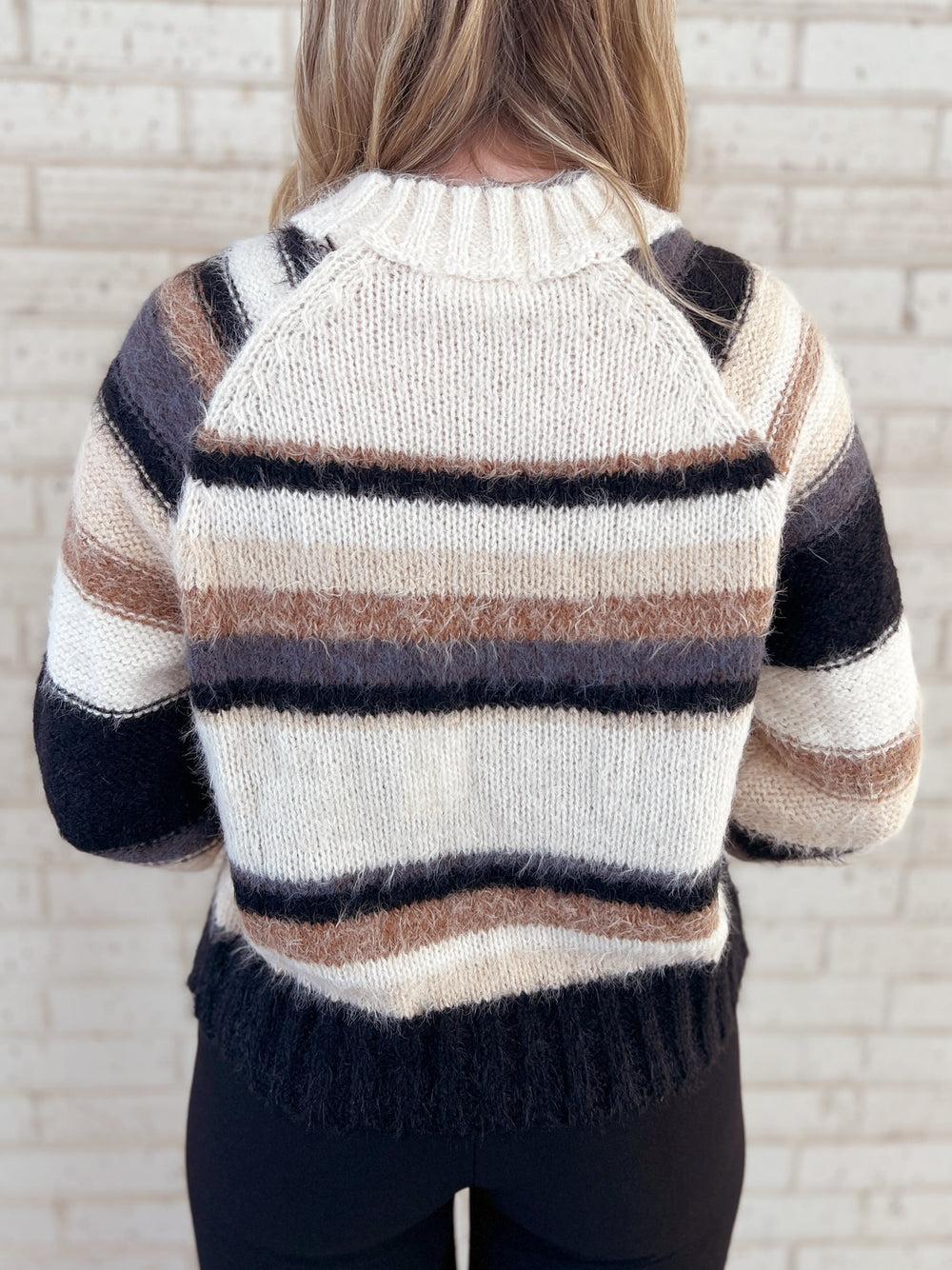 Striped Mohair Sweater - 2 Colors* Product Image