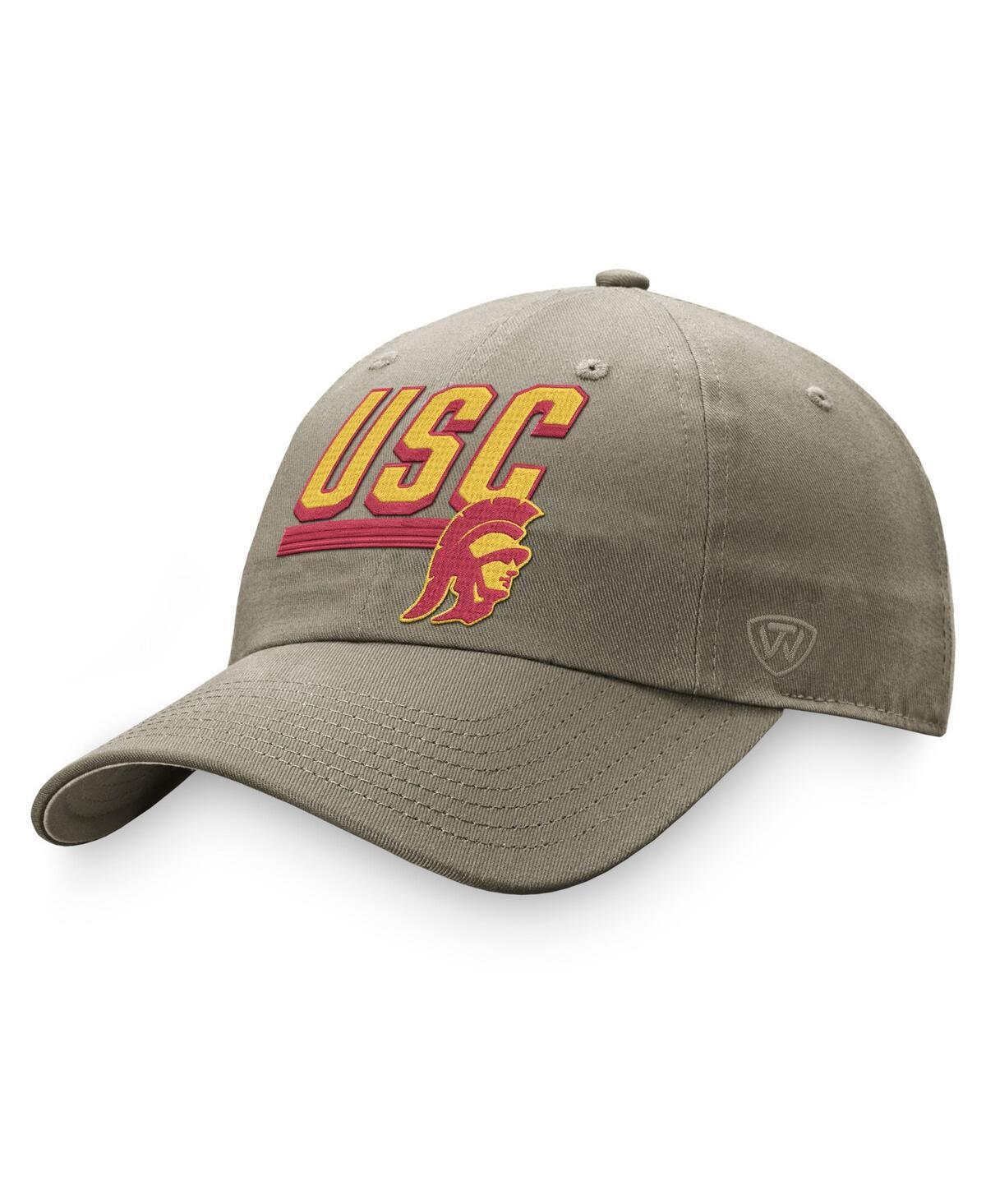 Men's Top of the World Khaki Arizona State Sun Devils Slice Adjustable Hat, Beig K Product Image